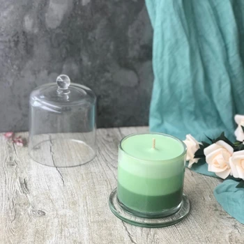 

Candle holder candle glass aromatherapy candle cup golden bell glass empty glass candle glass candle holder