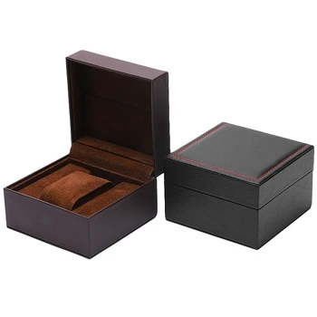 

Watch Box Leather Jewelry Bangle Bracelet Wrist Watch Jewelry Present Box Storage Box
