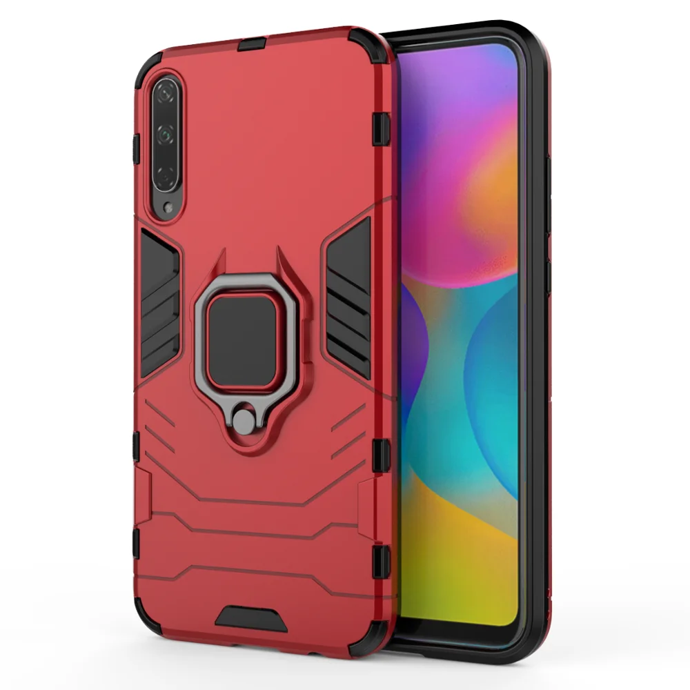 Красный Противоударный чехол-подставка для huawei P30 P20lite2019 p20 Mate20 20Pro 20x, чехол для телефона Honor 20Pro10i 10lite 9x - Цвет: Красный