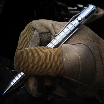 

EDC Titanium Alloy Self Defense Survival Safety Tactical Pen Pencil With Writing Multi-functional Tungsten Steel Head EDC Tools