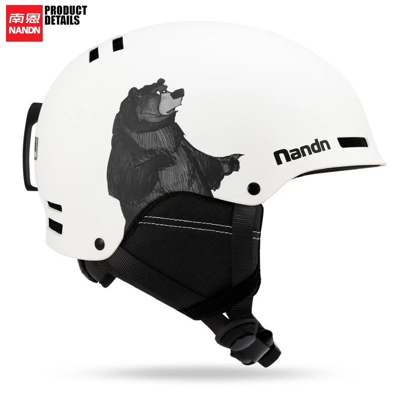 

NANDN New Arrival Adult Skiing and Snowboarding Head Protector Warm Safety Ski Helmet for Men and Women