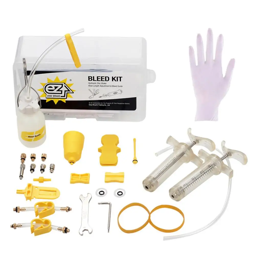 

Hydraulic Bicycle Disc Brake Mineral Change Oil Bleed With Filling Cylinder Funnel Bike Repair Tool Kit For MTB Road Bike