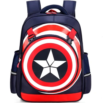 

2019 New 3D Solid Superhero Spiderman Girl Boy Children Primary School Bag Bagpack Schoolbags Kids Teenagers Student Backpacks