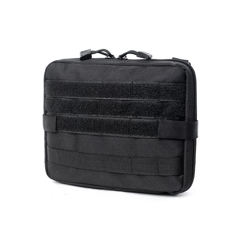 Тактическая Сумка Molle для походов, путешествий, телефона, медика, EDC, поясная сумка, для спорта на открытом воздухе, кемпинга, аксессуары для хранения, армейские военные рюкзаки - Цвет: Black