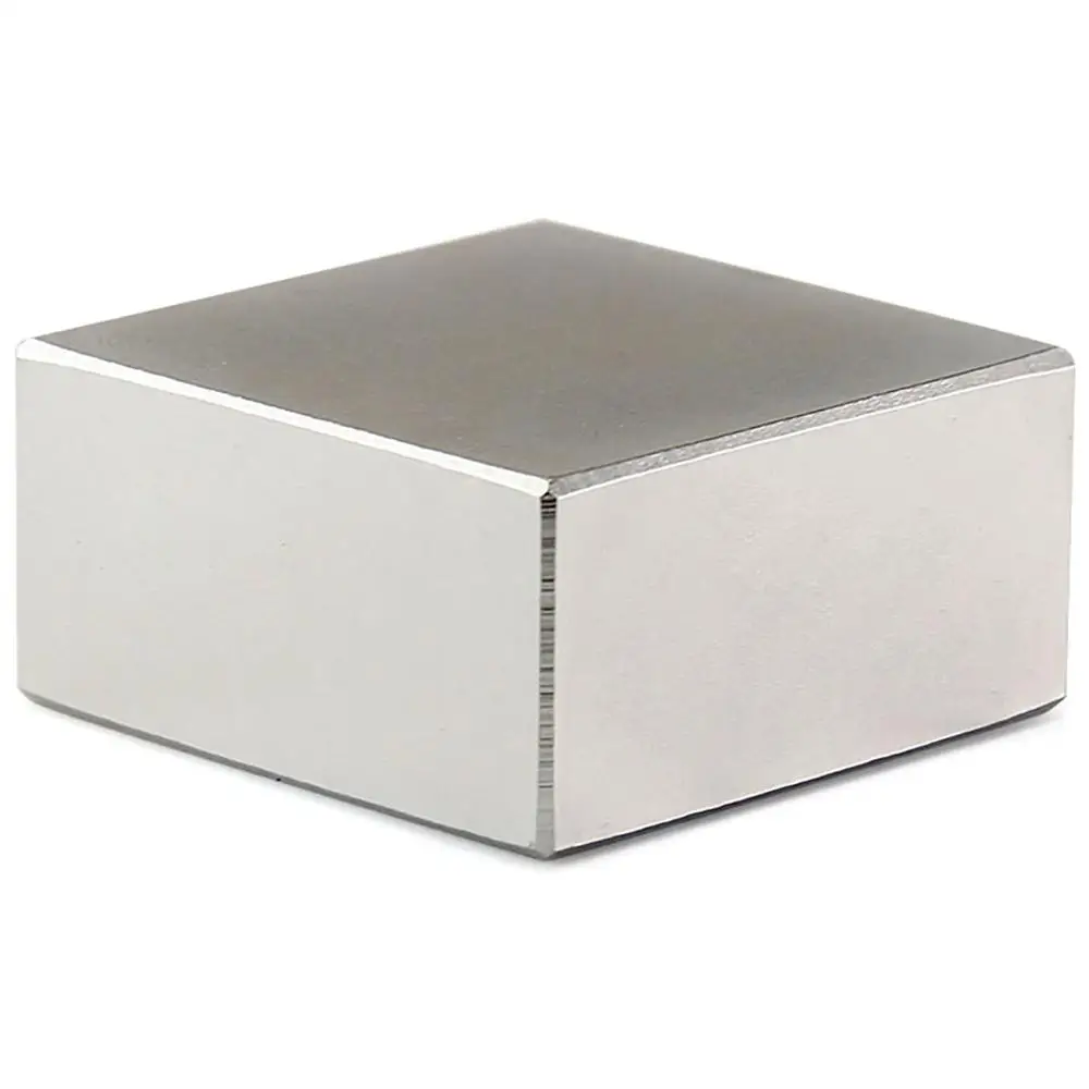 

MIKEDE 40x40x20mm Super Strong Neodymium Block Magnet, N52 Permanent Magnet Disc, The World's Strongest & Most Powerful Rare Ear