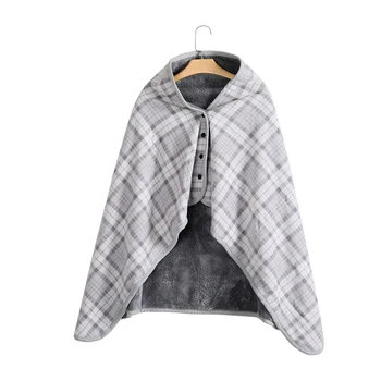 

Plush Bed Blanket Coral Fleece Blanket Super Soft Warm Outdoor Adult Winter TV Blanket Multifunctional Flannel Shawl Blanket