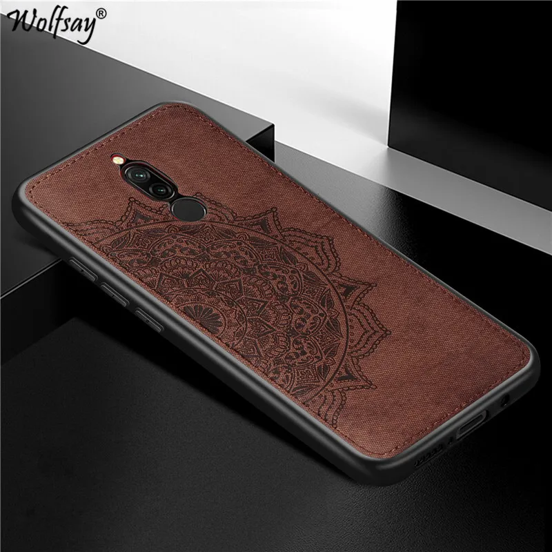 Для Xiaomi Redmi 8 чехол из мягкого ТПУ силикона ткань текстура жесткий чехол для телефона для Xiaomi Redmi 8 защитный чехол для Xiaomi Redmi 8