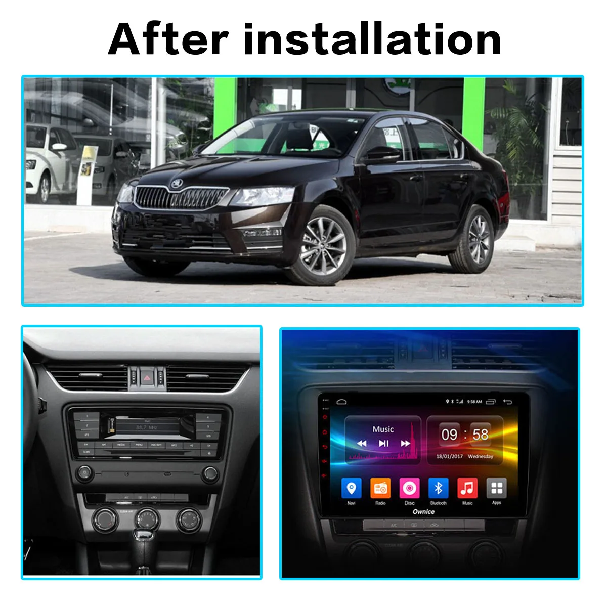 

for Skoda Octavia 2014-2017 Android10 4+128G Screen Car Multimedia DVD Player GPS Navigation Auto Audio Radio Stereo Head Unit
