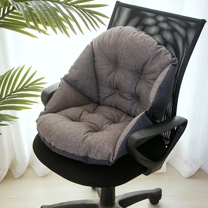 Office Cushion Student Chair Cushion Thick Non-slip Cushions Breathable Semi Enclosed Seat Cushion Waist  Warm Comfort Car Seat