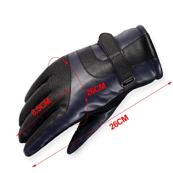 

Ski Gloves Leather Men Women Winter Thermal Warmer Touchscreen Glove Camouflage Windproof Waterproof Cycling Motorcycle Gloves