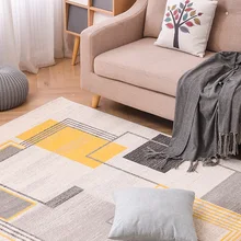 Современный простой ковер для гостиной Ins прикроватный коврик для спальни скандинавский роскошный индивидуальный ковер