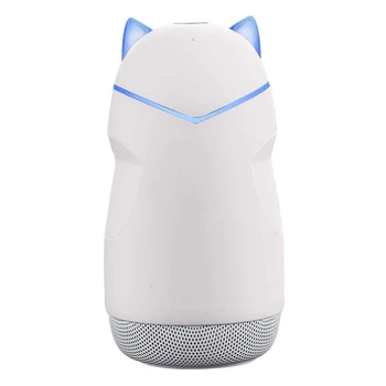 

Small Speaker Children's Cute Portable Wireless Bluetooth Speaker Mini Pocket Speaker with LED Night Light Built-In Microphone S