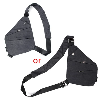 

Men Waterproof Nylon Multi-purpose Chest Pack Sling Backpack Shoulder Chest Pouch Casual Crossbody Bag