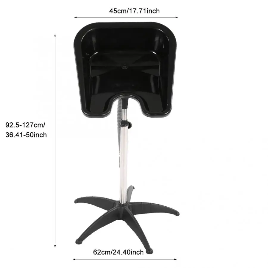 Регулируемая высота волос таз Парикмахерская салонная чаша пластиковый шампунь лечение волос чаша парикмахерские принадлежности
