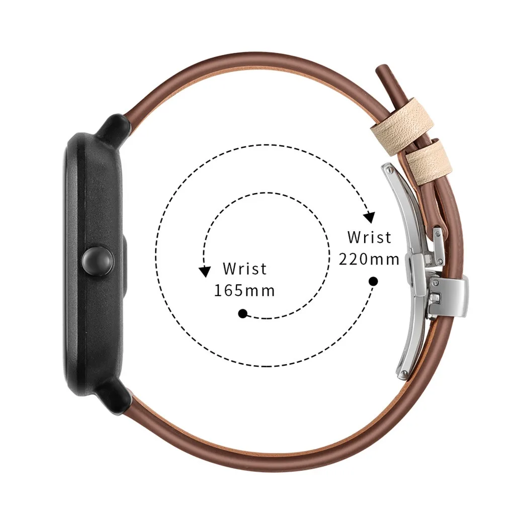 Мягкий Премиум кожаный ремешок сменный ремешок для часов Huami Amazfit Bip долговечность для женщин и мужчин кожа Q70