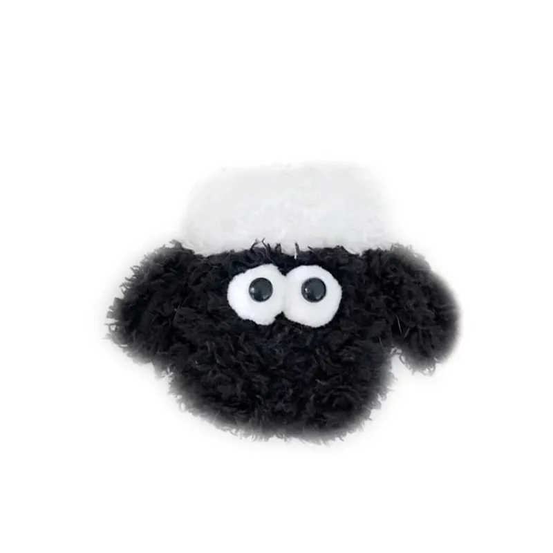 Милый мультфильм Плюшевый Shaun The Sheep Airpods брелок для Airpods противоударный беспроводной Bluetooth наушники защитный Брелок «Обложка»