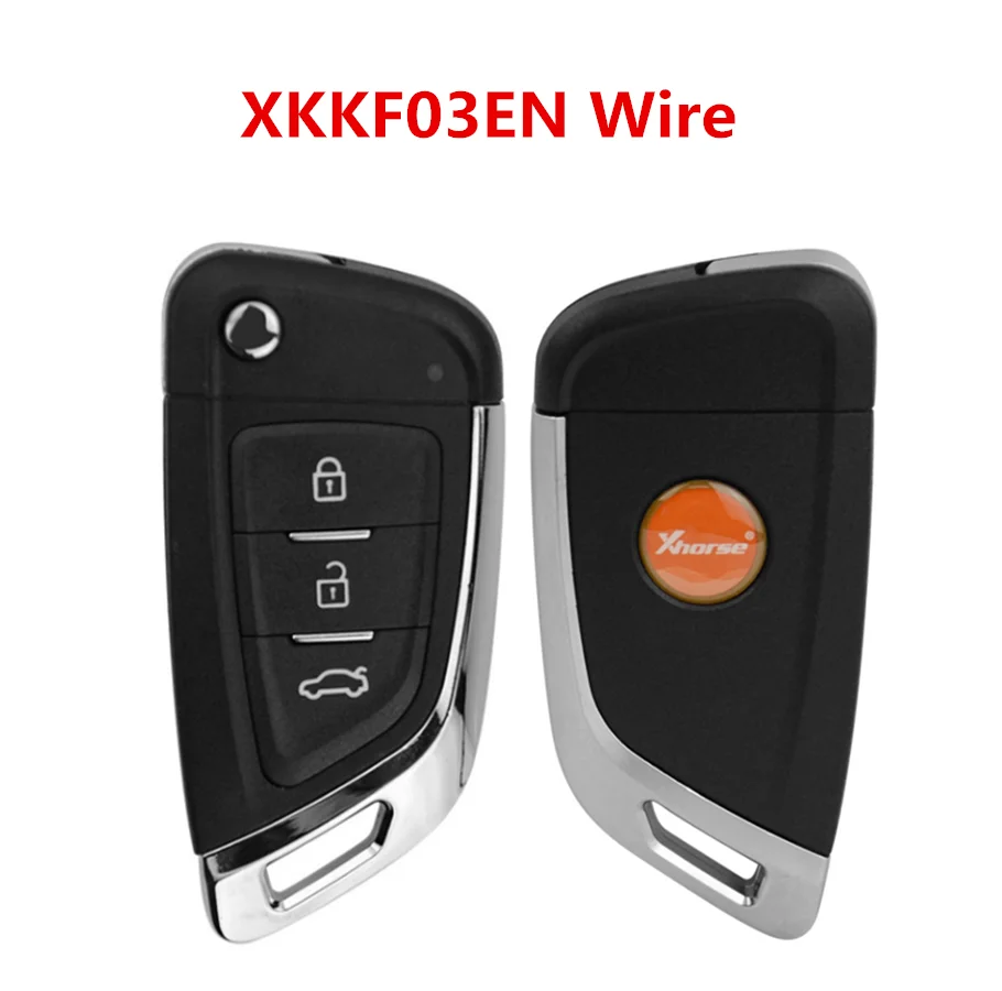 5 шт./лот Xhorse VVDI2 XKKF03EN DF Стиль Проводной Автомобильный ключ Удаленная Замена для VVDI