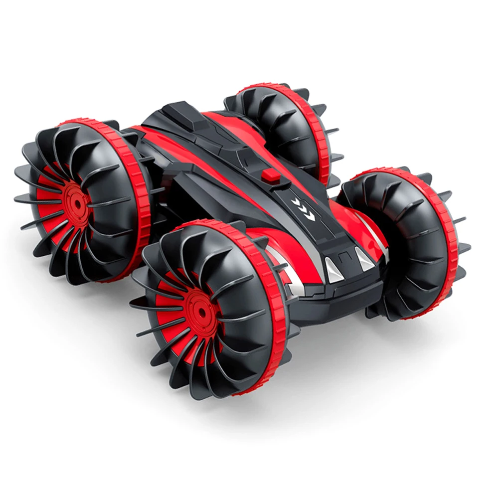 2,4G RC экскаватор трюк автомобиль 360 Вращение 2 стороны водонепроницаемый Вождение на воде земли амфибия электрические игрушки для детей