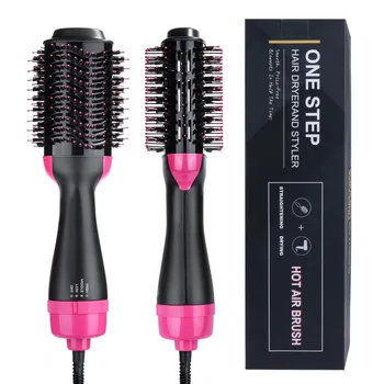 

*US UK CZ in stock* Infrared Negative Ion Blowing Comb Straight Hair Curls Styling Combs Hairstyle Tools