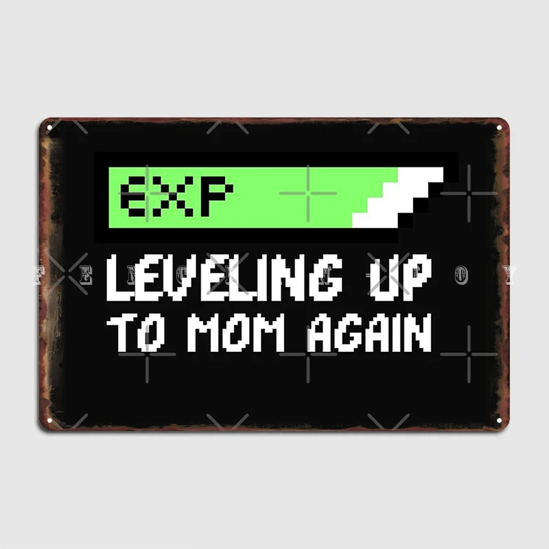 

Металлический плакат с надписью «Up To Mom»