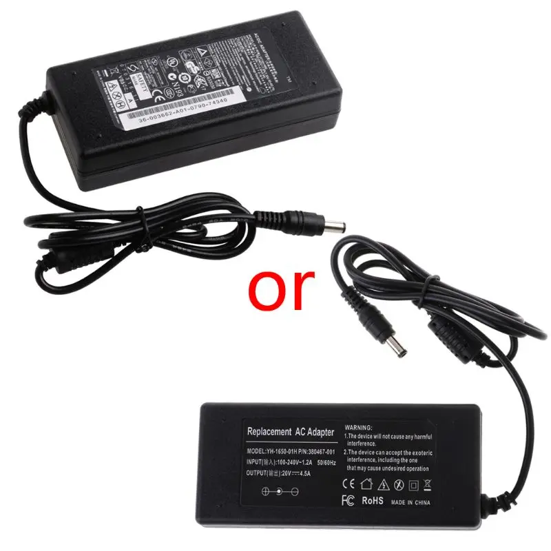 20V 4.5A 90W 5,5*2,5mm ноутбук адаптер переменного тока питания зарядное устройство для lenovo
