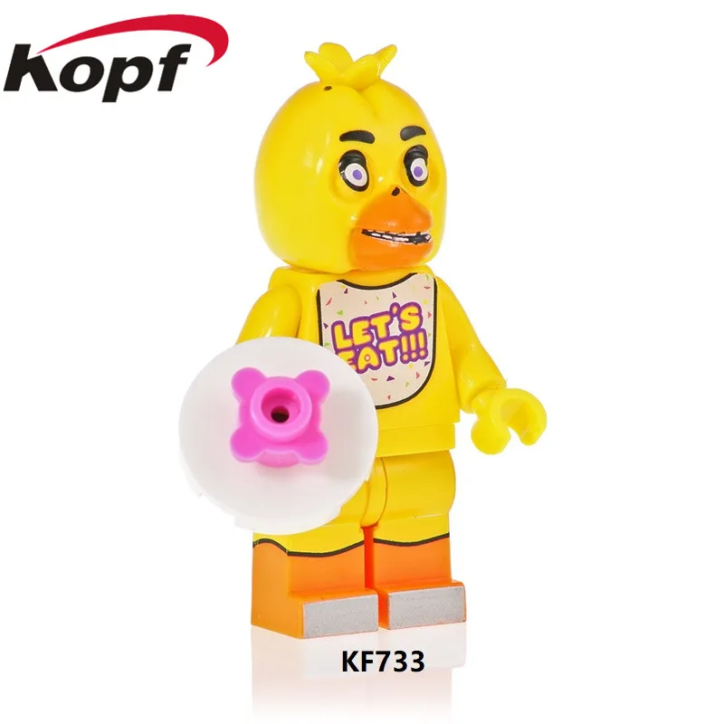 KF740 20 штук Приключения игровые фигурки Ballonboy сумки Чика; Фокси Spintraft Золотой Фредди модель конструкторных блоков, Детские кубики, подарки для детей, игрушки для детей