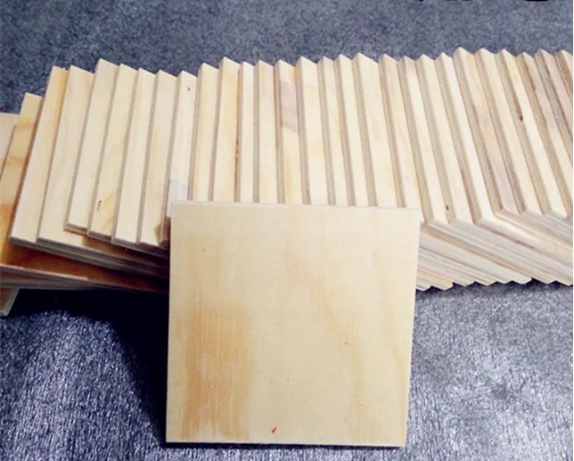20 шт./лот, 5x5 см, многослойная доска, ручная работа, тонкая деревянная доска, песок, стол, здание, имитационная модель, деревянный чип