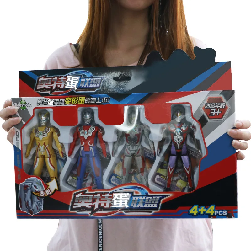 Ott Egg Siro Ott Egg Transformation Egg Toy Universe Superman Joints Move Deformation Robot Children'S Educational
