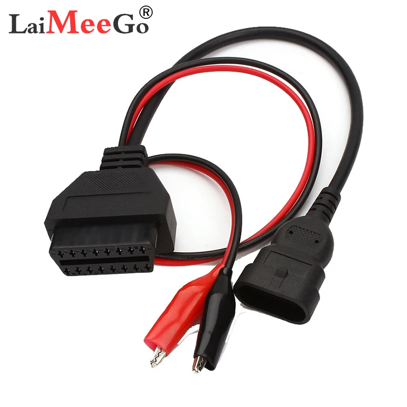 Для Fiat 3pin Lancia для Alfa Romeo 3 pin OBD2 OBD 16 инструмент кабель адаптера|Кабели и коннекторы