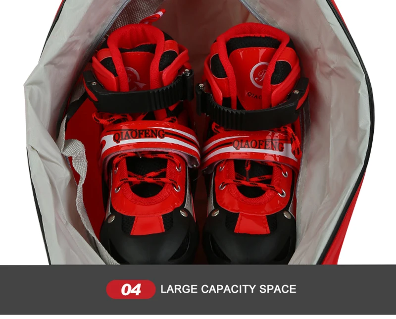 1Pc Portable Adjustable Sport Bags Covers Shoulder Strap Skates Carry Bag Roller Skating Bag Case 5