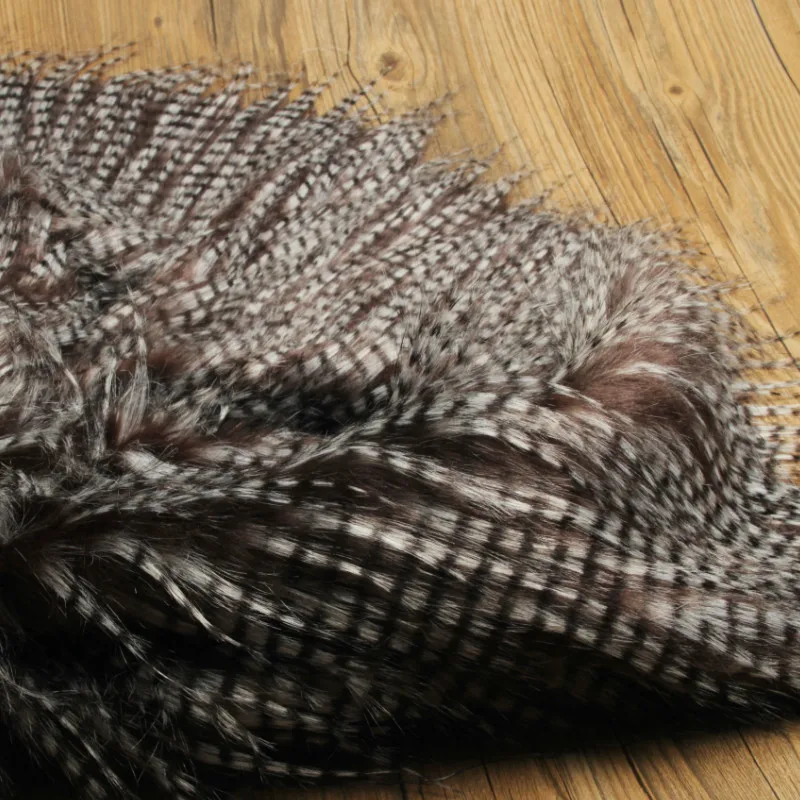 Павлинья шерсть лисица жаккард плюш искусственный мех Ткань для подушек студия фотографирования съемки фон украшения длинные волосы ткань