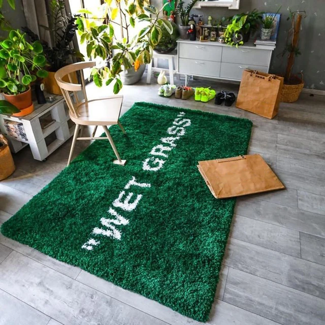 Wet Grass Rughome Decor Rugwet Grass Virgil Carpet Modern 