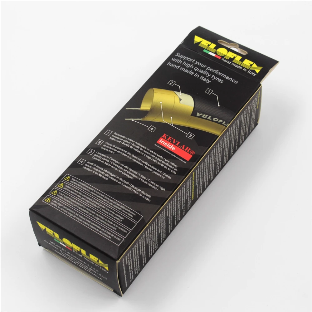 VELOFLEX Master Clincher 700 X 25C черный/резинка боковины Складные шины 1 пара