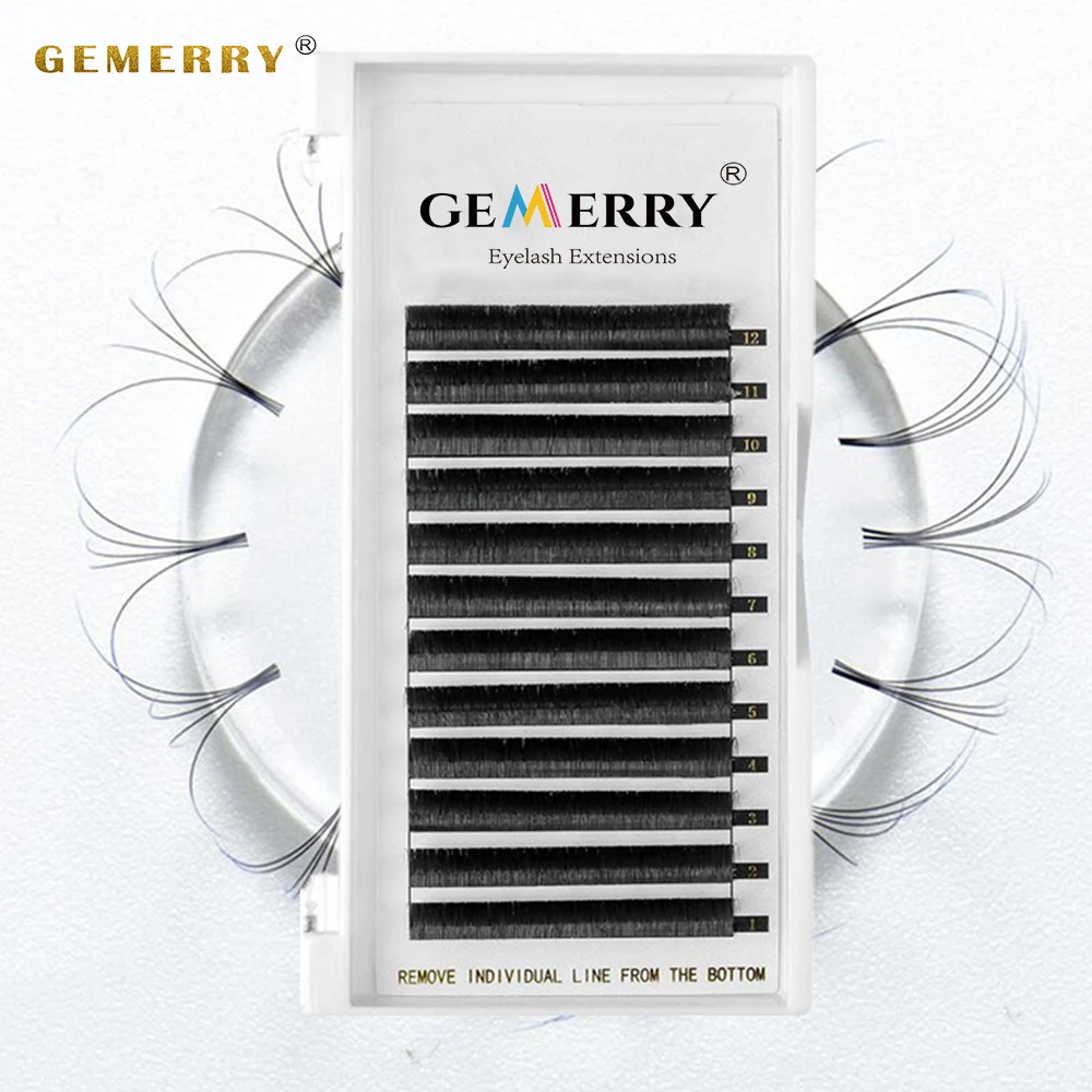 Накладные ресницы Gemerry легкие и быстрые цветущие индивидуальные автоматические