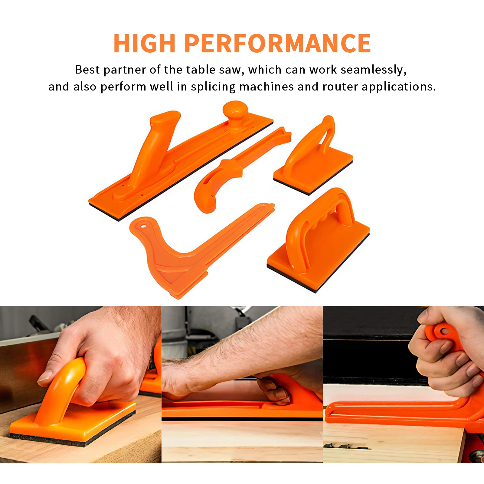 5pcs Table Saw Push Block Multifunctional Woodworking Safety Router With Max Grip Plastic Handle Stick | Инструменты