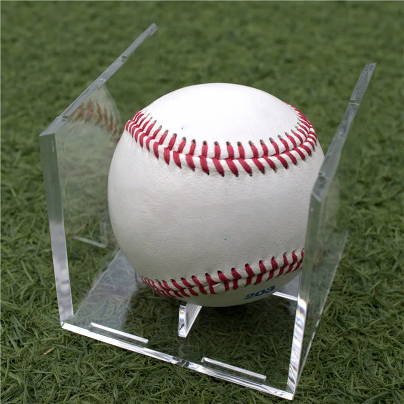 

Golf Tennis Ball Transparent Case Acrylic 80mm Baseball Box Display For Souvenir Storage Box Holder UV Protection Dustproof
