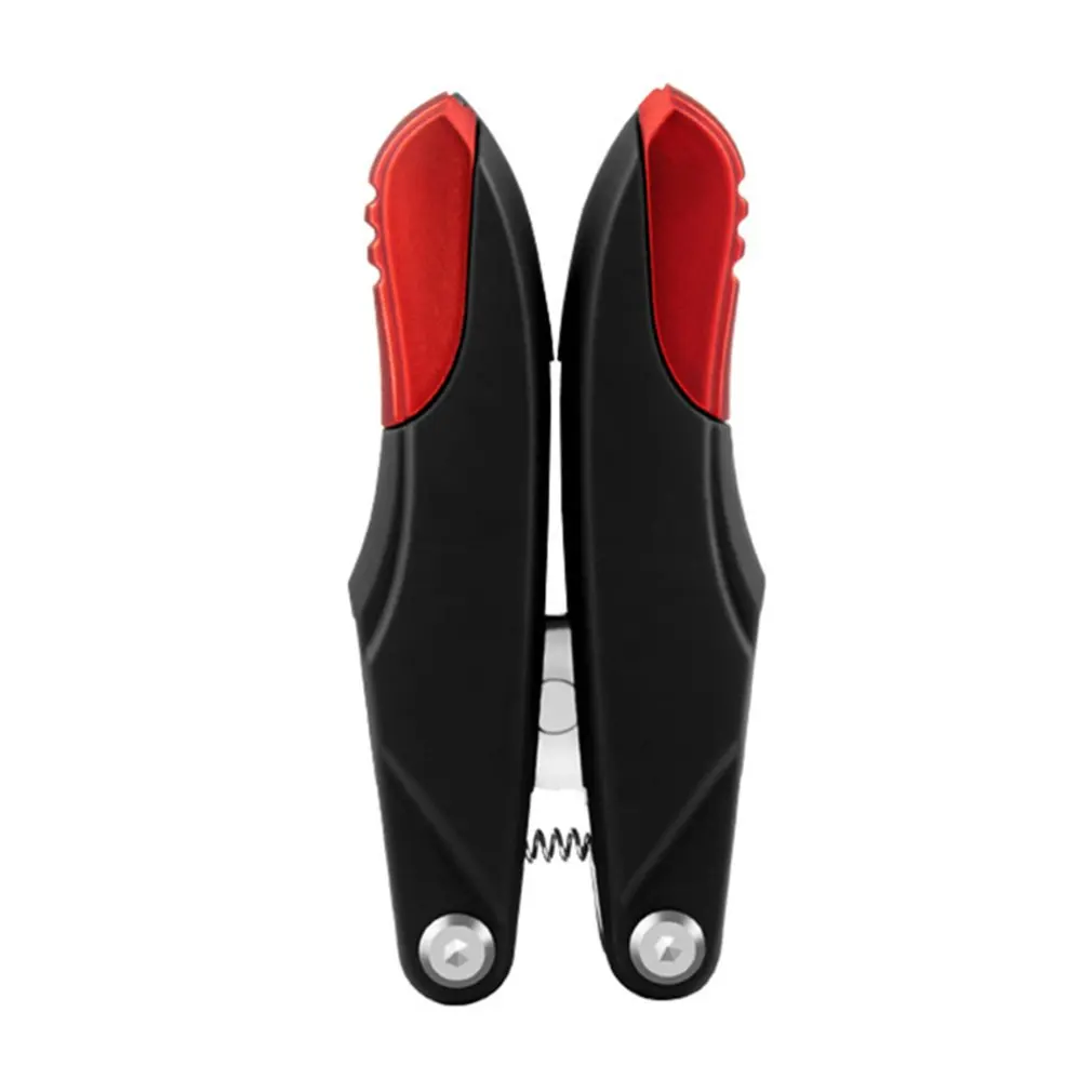 RED AND BLACK Многофункциональные складные кусачки для ногтей Olecranon интенсивные доспехи для ногтей специальные кусачки для ногтей Ножницы для ногтей - Цвет: RED AND BLACK