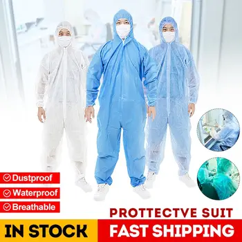 

Fast Shipping Waterproof One Time Disposable Protective Coverall for Spary Painting Decorate Clothes Overall Suit Workwear