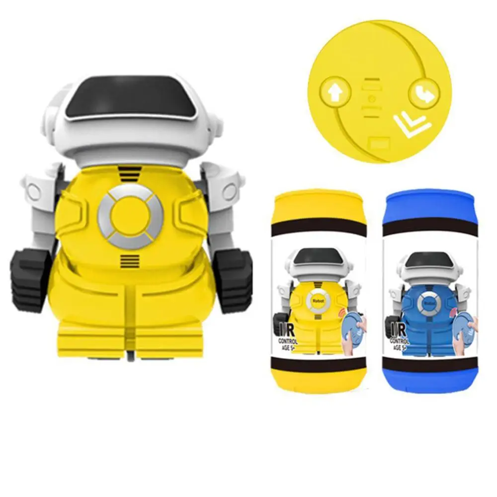 Робот игрушка мини консервы Робот Инфракрасный интеллектуальный пульт дистанционного управления электрические умные игрушки для детей подарок