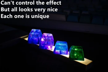 

ESC Keycap Unique Forest Landscape Keycaps Resin Wood Handmade Switch Key Cap For Cherry MX OEM R4