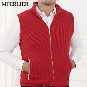 

plus size vest men 5XL 6XL 7XL 8XL Bust 130cm Winter autumn Casual men vest 2 colors