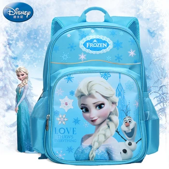 

Anna Elsa Primary School Student Bag for School Frozen Cartoon Kindergarten Princess Backpack Girl Burden Backpack Girl Boy Bag