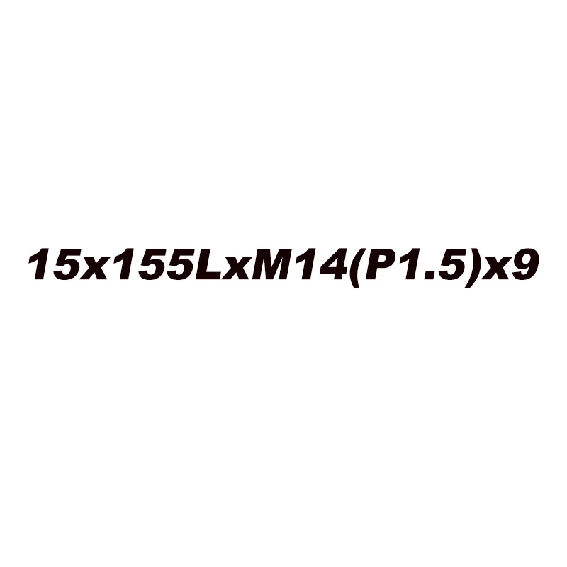 15x155LxM14(P1.5)x9 ZTTO MTB через ось шоссейный велосипед вал ПЕРЕДНЯЯ СТУПИЦА Задняя Ступица шпажки 12 мм 15 мм ось колеса вал втулки 15x100 12x142 12x100 12x148 15x110 - Цвет: 15x155LxM14(P1.5)x9