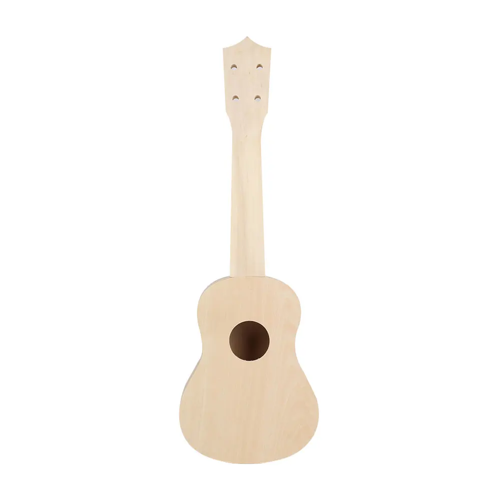  Intellectual Raw Wood Color Assemble Art Teaching Ukulele DIY Ukuleles Musical Instruments Children - 4000445940038