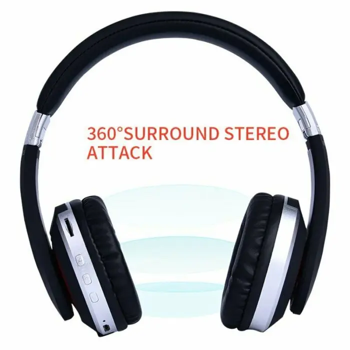 Складные Bluetooth 5,0 наушники Беспроводная гарнитура стерео бас наушники с микрофоном Hi 888