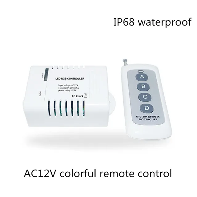 $US $57.64 AC12V Colourful Rgb Controller Remote Control Synchronous Controller for Swimming Pool Lights Underwater Lights PAR56 Lights