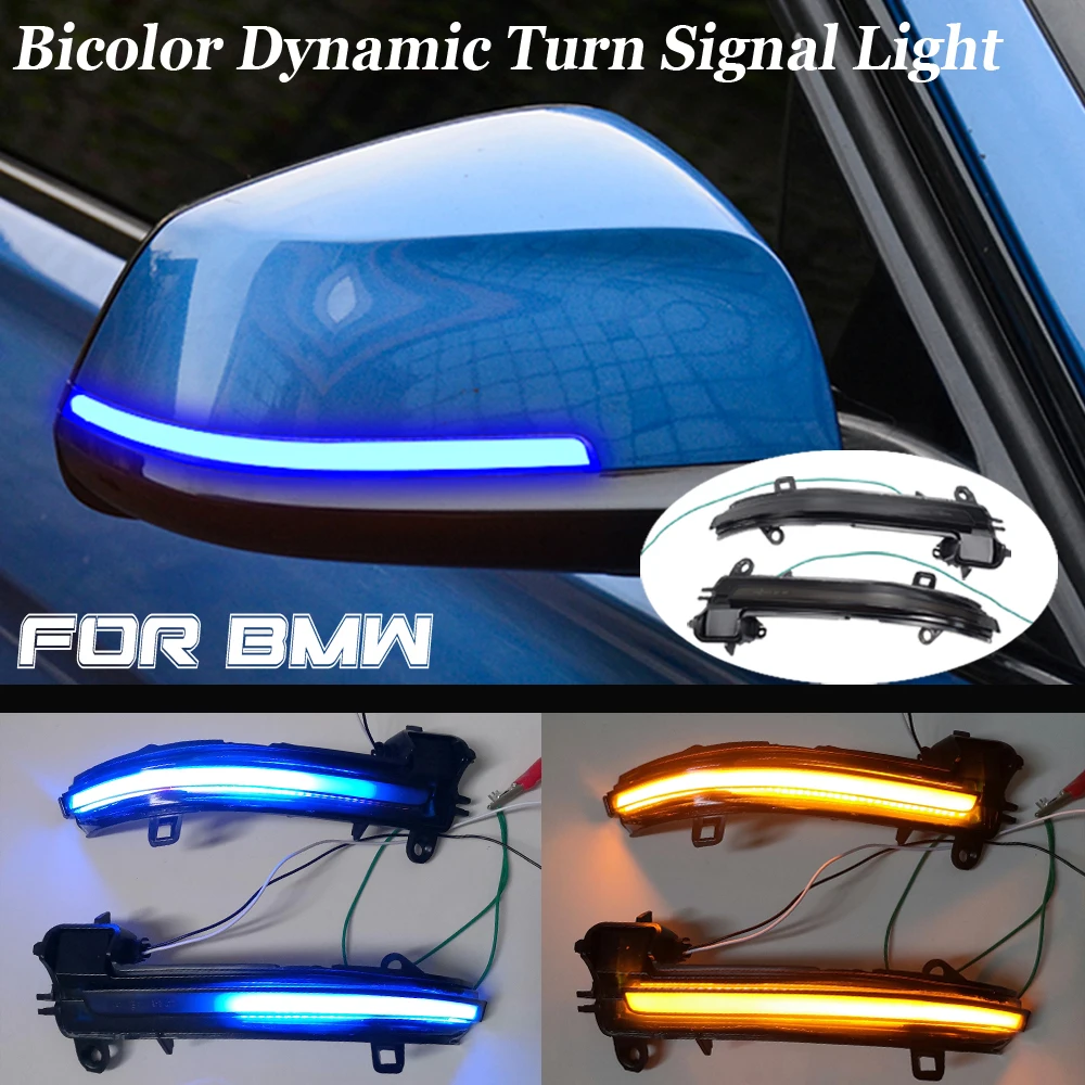 

Flowing Turn Signal Light LED Side Rearview Mirror Dynamic Indicator Blinker For BMW 1 2 3 4 Series X1 F20 F22 F30 F32 E84 i3