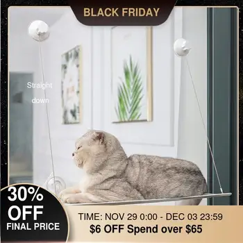 

Hot Sale Pet Bed Hammock for Cat Window Bearing 50kg Sucker Lounger Ferret Cats House Toy Dog Kitten Rest Supplies