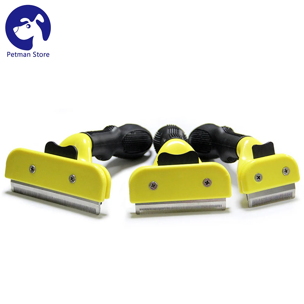 

Dog Hair Removal Cat Grooming Comb Pet Deshedding Brush Clean Fur Stainless Steel Pet Comb For Small Medium Large Dogs