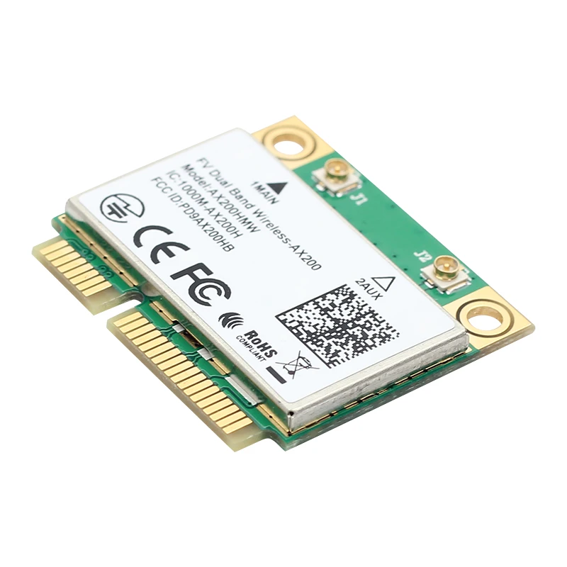 Двухдиапазонный мини PCI Wi Fi 6 Intel AX200 AX200HMW WLan Беспроводной адаптер для карт с